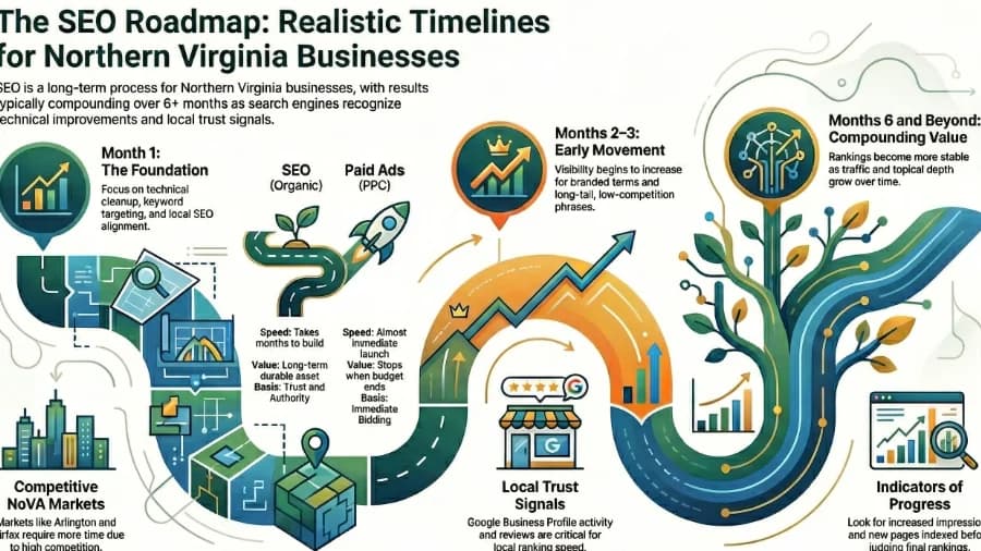 How Long Does SEO Take? What Northern Virginia Businesses Should Expect