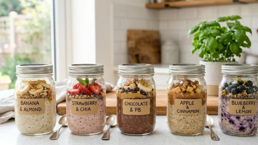 Overnight Oats: 5 Easy Flavors for Perfect Meal Prep