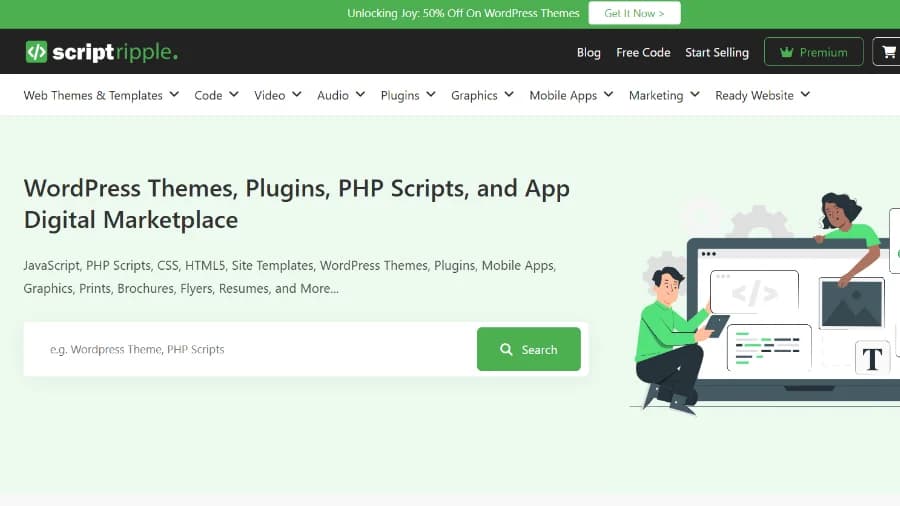 ScriptRipple a Digital Marketplace