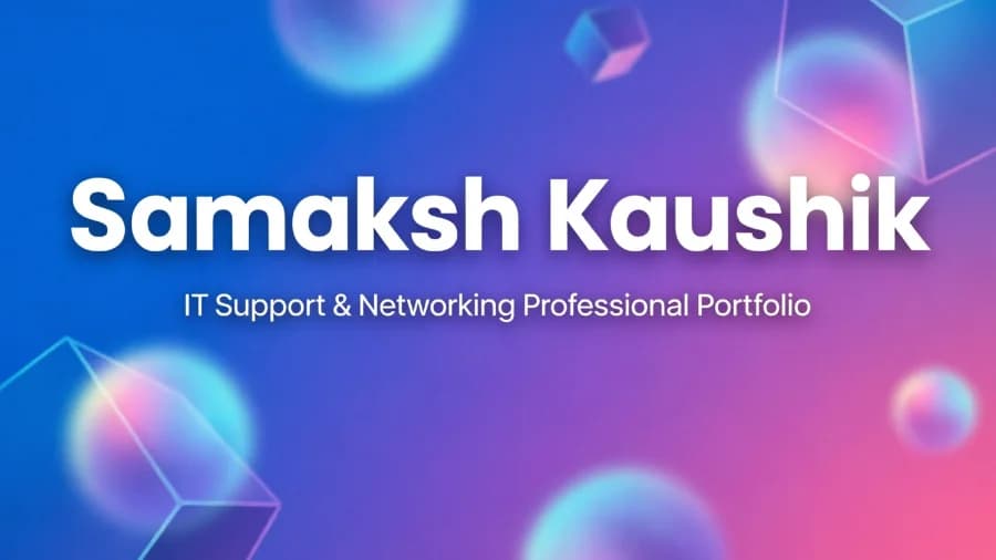 My first portfolio website