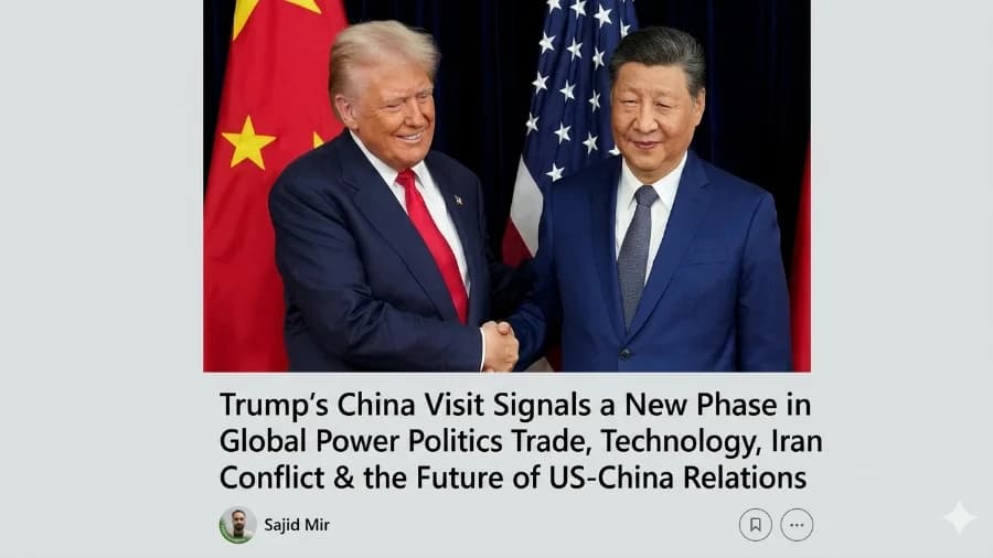 Published Analysis: Trump's China Visit & the New Global Power Order — Trade, Tech & Iran