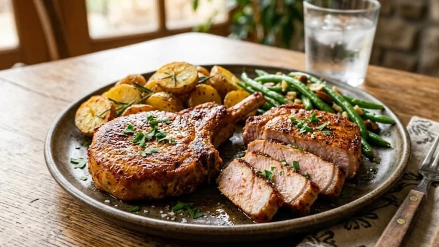 Air Fryer Pork Chops: Juicy in 12 Minutes, No Breading